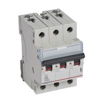Wyłącznik nadprądowy S303 3P D 6A 6kA serii TX3 | 403751 Legrand