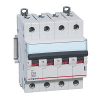 Wyłącznik nadprądowy S304 4P C 63A 6kA serii TX3 | 403568 Legrand