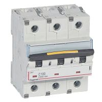 Wyłącznik nadprądowy S313 3P C 100A 10kA serii DX3 | 409281 Legrand