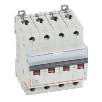 Wyłącznik nadprądowy S314 4P C 40A 10kA serii DX3 | 409340 Legrand