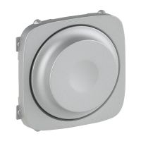 Plakietka ściemniacza obrotowego 400W, aluminium, Valena Allure | 752047 Legrand