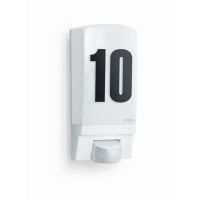 Lampa elewacyjna z czujnikiem ruchu i zmierzchu Steinel L 1 S PIR max.60W E27 IP44 IK07 230V biała / | ST650513 Lange Łukaszuk