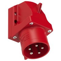 Wtyczka tablicowa kątowa + zwrotnica faz 32A 5P 400V 6H IP44 | 7725-6 PCE