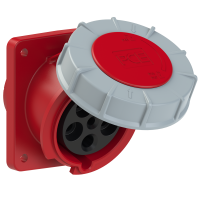 Gniazdo tablicowe skośne Power Twist 63A 3P+Z+N 400V 50/60Hz 6h IP66/67 | 435-6 PCE