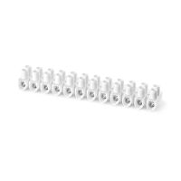 Listwa zaciskowa gwintowa termoplast. 10 mm2, 12 torów LTA12-10.0b biała | 22512216 Simet