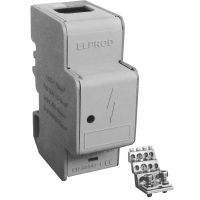Modułowy blok rozdzielczy 1-biegunowy 500V 125A ELP-LBR160A/13s szary | 84321002 Simet