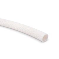 Rura giętka karbowana bezhalogenowa PP mod. RKSSHF 16/12 750N samogasnąca, mleczna (50m) | 10071 TT Plast