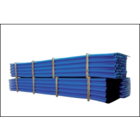 Rura sztywna karbowana dwuwarstwowa w odcinkach RODO 75/60 450N HDPE, niebieska (6m/131szt) DVK | 10613 TT Plast