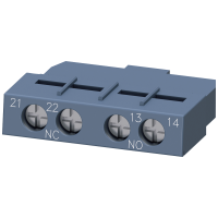 Łącznik pomocniczy poprzeczny, 1NO+1NC, do wyłącznika S00/S0 | 3RV2901-1E Siemens