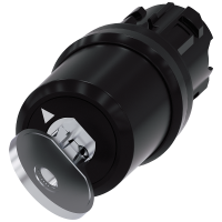 Przełącznik kluczykowy Siemens, B, 22 mm, okrągły, tworzywo sztuczne, wyciąganie klucza O | 3SU1000-5SF01-0AA0 Siemens