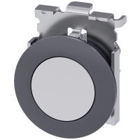 Przycisk płaski 3SU1, 30mm, z samopowrotem, okrągły, , biały, SIRIUS ACT | 3SU1060-0JB60-0AA0 Siemens