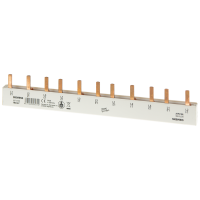 Szyna łączeniowa grzebieniowa 16 mm2, 3-faz., 1 x ((N) + 3faz.) + 8 x 1faz., 192 mm | 5ST3668 Siemens