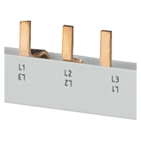 Szyna łączeniowa grzebieniowa 16 mm2, 2-faz., 56x (1-faz.+N), 1000 mm, z możliwością cięcia | 5ST3770-7 Siemens