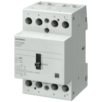 Stycznik instalacyjny automatyka 0/1 z 4 zestykami zwiernymi, zestyk do AC 230V, 400V 40A | 5TT5840-8 Siemens