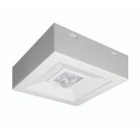 Oprawa awaryjna LOVATO N LED, 3W, 370lm, optyka uniwersalna, 3h, jednozadaniowa, AT ,biała | LVNU/3W/B/3/SE/AT/WH Awex