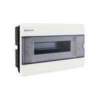 Rozdzielnica p/t SRp-12 (N+PE) IP40 190x298x74mm, biała | 2.3 Elektro-Plast Opatówek