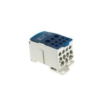 Blok rozdzielczy UKK-400,Al/Cu,1x185mm2,2x35mm2,5x16mm2,4x10mm2 na szynę TH 1000V AC/DC 400A szary/ | 49.5400 Elektro-Plast Opatówek
