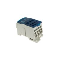 Blok rozdzielczy UKK-500,Al/Cu,8x24mm2,2x35mm2,5x16mm2,4x10mm2 na szynę TH 1000V AC/DC 500A szary/n | 49.5000 Elektro-Plast Opatówek