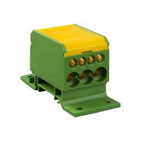 Blok rozdzielczy DB1-Z na szynę TH lub wkrętami 500V 196A 6kV żółto/zielony | 48.17 Elektro-Plast Opatówek