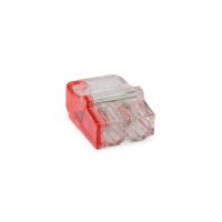 Złączka PC 252M (2 przewody), transparentna/czerwona | 39.22 Elektro-Plast Opatówek