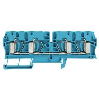 Złączka szynowa przelotowa ZDU 4/4AN BL | 7904300000 Weidmuller