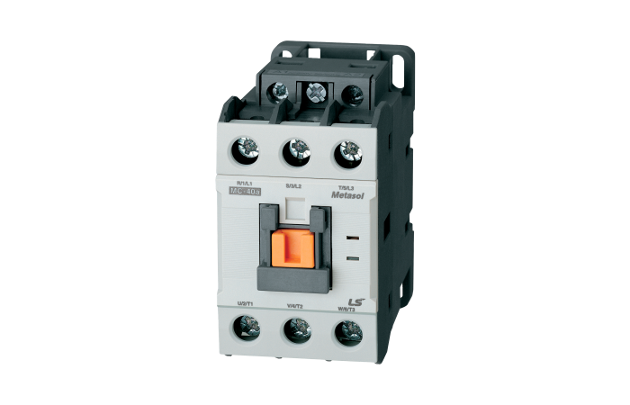 Stycznik mocy 40A, 3P, 18,5kW, 24V AC, 1NO 1NC, zaciski śrubowe, MC-40A | MC-40A 24VAC 1A1B Aniro