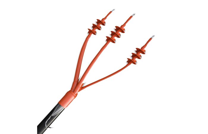 Głowica napowietrzna termokurcz. HOTU3.2402 do kabla AXCES Al 3x70-95mm2, kpl.na3żyły, bez końcówek | HOTU3.2402 Ensto