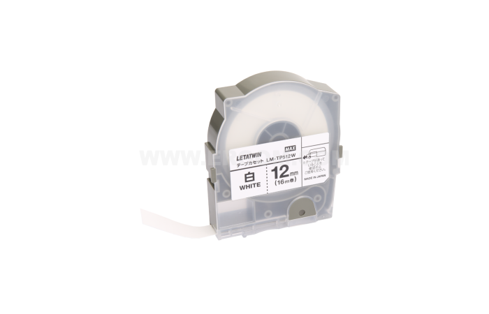 Taśma samoprzylepna poliestrowa LM-TP512W 16M (LM-550A) | E04ZP-04020210701 Ergom
