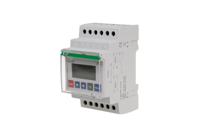 Licznik impulsów CLI-01 24-264V AC/DC | CLI-01 F&F