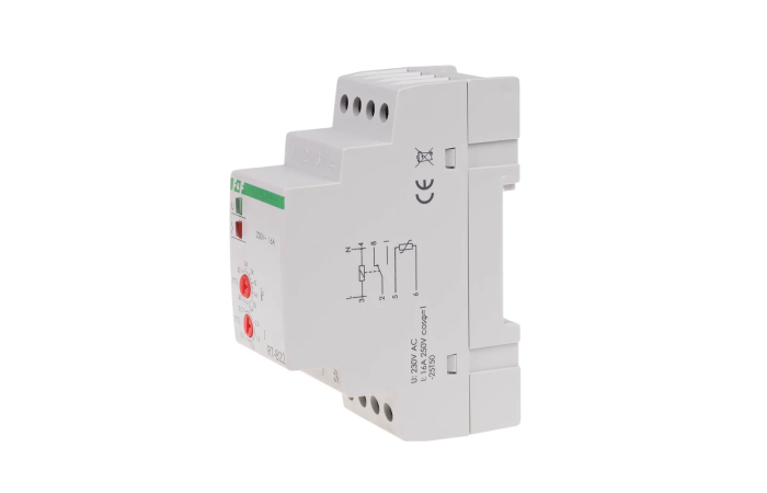 Regulator temperatury RT-822 zakres temp. 30-60st.C montaż na szynie DIN styk 1NO/NC 230V AC | RT-822 F&F