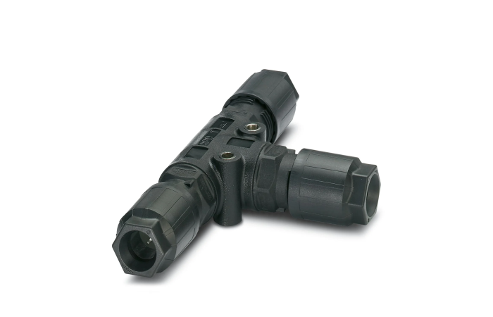 Rozdzielacz T - QPD T 4PE 3X9-16 BK | 1405402 Phoenix Contact