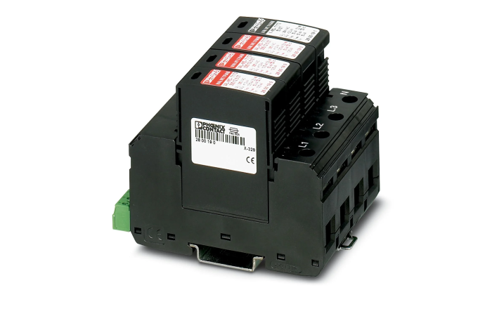 Odgromnik/ogranicznik przepięć typ 1/2 VAL-MS-T1/T2 335/12.5/3+1-FM | 2800183 Phoenix Contact
