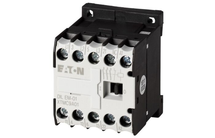 Stycznik mocy DILEM 9A 3P 4kW 24V AC 1NC DILEM-01(24V50/60HZ) | 020402 Eaton