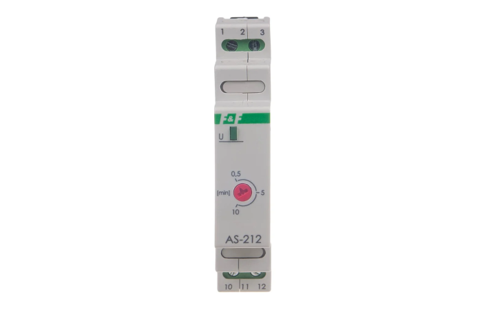Automat schodowy AS-212 230V/16A montaż na szynie DIN | AS-212 F&F