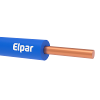 Przewód instalacyjny H07V-U (DY) 6,0 450/750V, niebieski KRĄŻEK | 5901854407074 Elpar