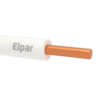 Przewód instalacyjny H07V-U (DY) 1,5 450/750V, biały KRĄŻEK | 5901854406701 Elpar