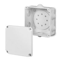 Puszka n/t odgałęźna bez wkładu IP55, biała PK-2 | 0222-00 Elektro-Plast Nasielsk