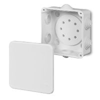 Puszka n/t 110x110x52, IP55, biała FAST-BOX F4 | 0243-00 Elektro-Plast Nasielsk