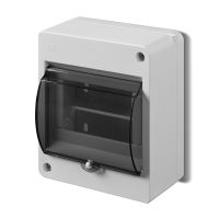 Obudowa n/t, 1/5 MINI S-5 z szybą IP30 EP-LUX, dymny | 2305-01 Elektro-Plast Nasielsk