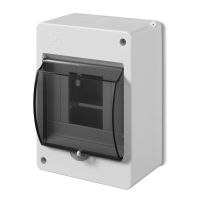 Obudowa n/t S-4 1/4 moduły, z szybą, IP30 drzwi transparentne | 2304-01 Elektro-Plast Nasielsk