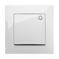 Łącznik p/t zwierny "dzwonek" B/R, IP20, biały, Carla | 1714-10 Elektro-Plast Nasielsk