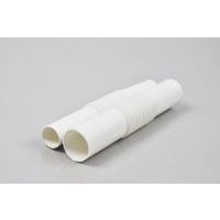 Złączka giętka bezhalogenowa ZCLHF 37 (PC/ABS) biała (50szt) | 03.146 Elektroplast Stróża