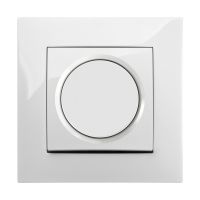 Ściemniacz obrotowy p/t 400W B/R, IP20, biały, Carla | 1717-10 Elektro-Plast Nasielsk