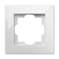 Ramka pojedyncza 1x uniwersalna, IP44, biała, Carla | 1771-40 Elektro-Plast Nasielsk
