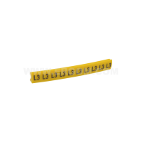 Oznacznik przewodów EZ-5/L3 żółty (opak 100szt) | R34RR-02050306900 Ergom