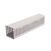 Korytko grzebieniowe drobnoperforowane KOPD 80X40/2 szare (2m) | E02KK-01010201501 Ergom