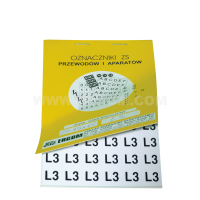 Oznaczniki samoprzylepne ZS 15 15/N, białe (opak 480szt) | E04ZP-02030108800 Ergom