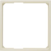 Pierścień adaptacyjny do płytek czołowych 50x50mm, kremowy, połysk, B.Kwadrat/S.1 | 11099082 Hager