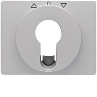 Płytka czołowa do łącznika żaluzjowego obrotowego na klucz, aluminium, K.5 | 15047103 Hager