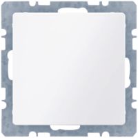 Zaślepka z płytką czołową, z cokołem i pazurkami, biały, aksamit, Q.x | 6710096089 Hager